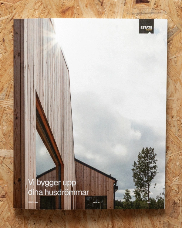 Omslag på estateworks katalog